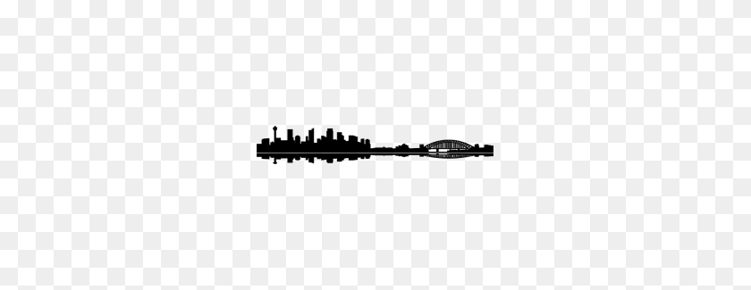 265x265 Sydney Skyline Silhouette Png Png Image - Skyline PNG