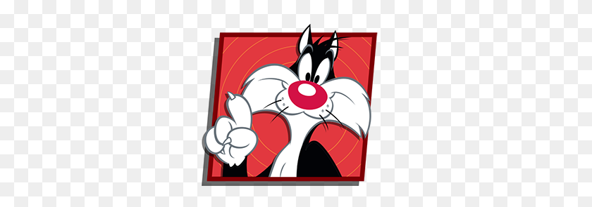 267x235 Sylvester - Thats All Folks Clipart