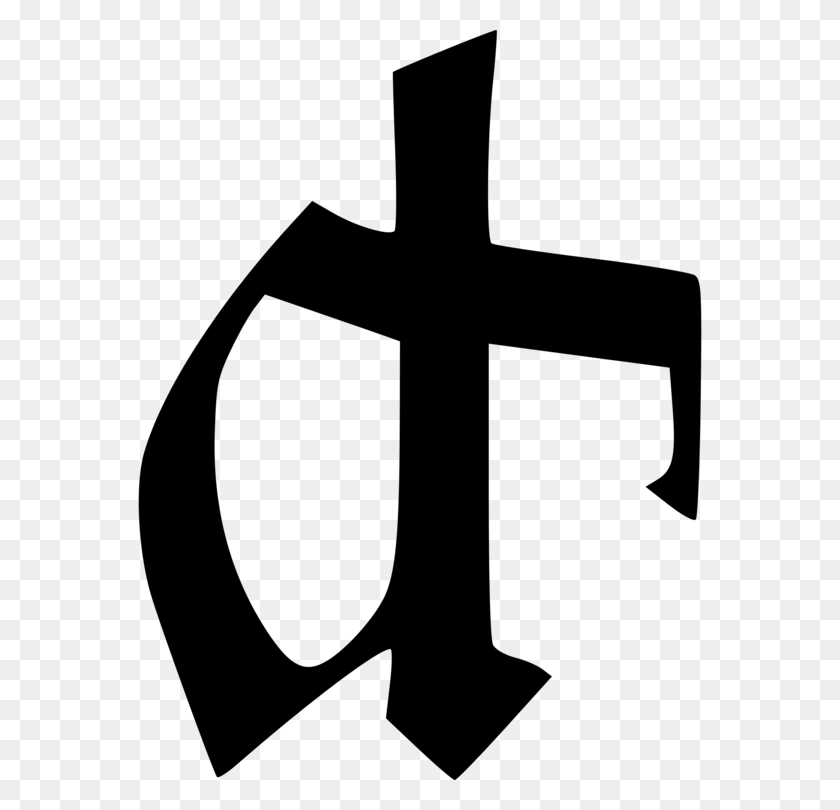 750x750 Symbol Cross Glyph Gothic Logo - Rugged Cross Clipart