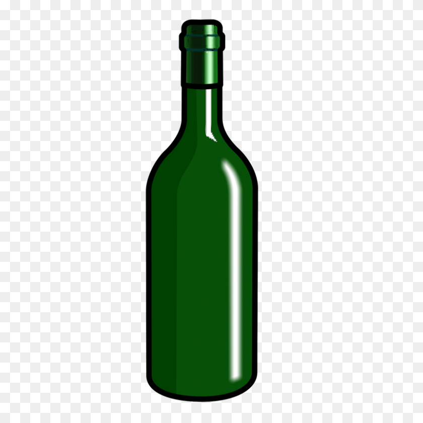 800x800 Symbol Drinks - Rum Bottle Clipart