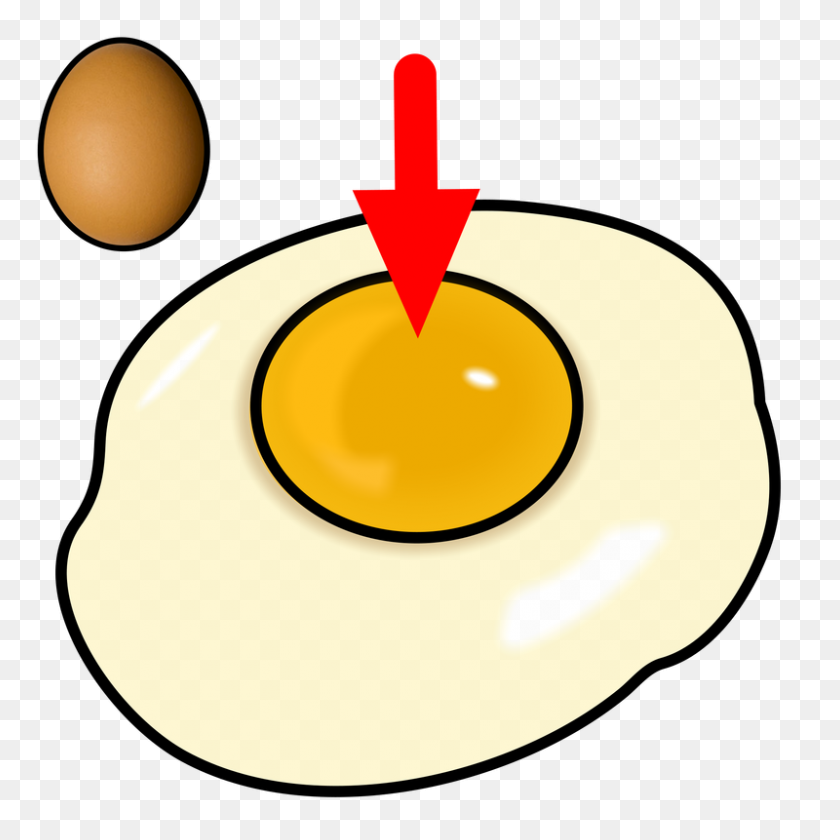 800x800 Symbol Food Egg - Omelette Clipart