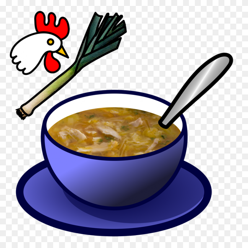 800x800 Symbol Food Soup - Hot Soup Clipart