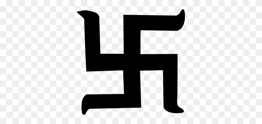 346x340 Symbol Hinduism Swastika Ganesha Om - Football Logo Clipart