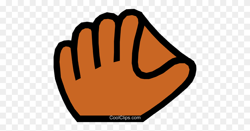 480x382 Symbol Of A Baseball Glove Royalty Free Vector Clip Art - Baseball Glove Clipart