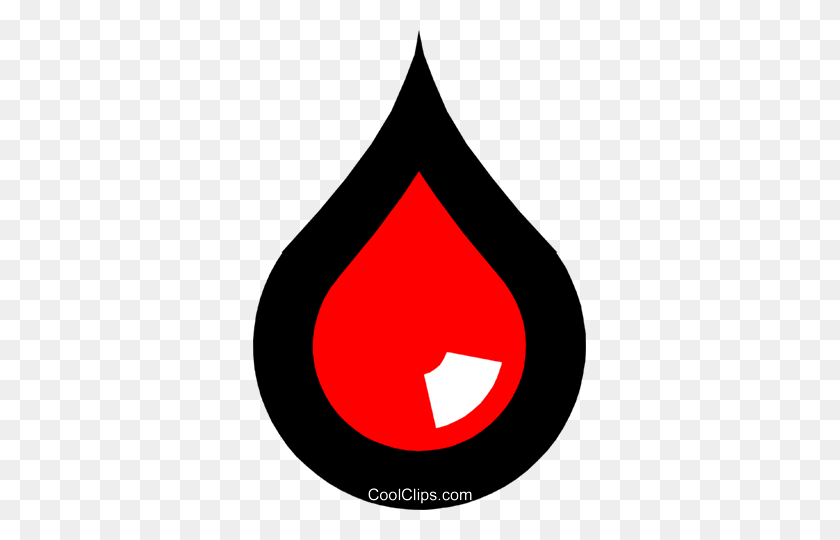 333x480 Symbol Of A Drop Of Blood Royalty Free Vector Clip Art - Blood Clipart