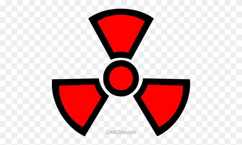 480x443 Symbol Of Nuclear Energy Royalty Free Vector Clip Art Illustration - Nuclear Energy Clipart