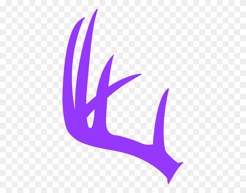 414x599 Symbols Clip Art, Deer And Antlers - Hurdle Clipart