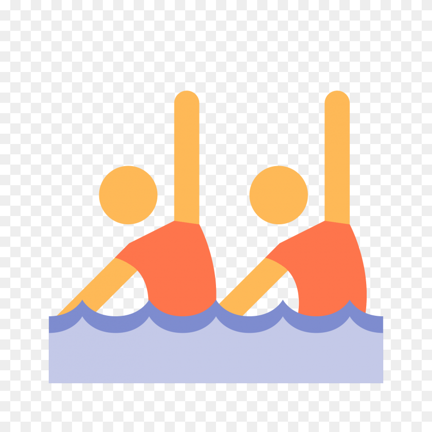 1600x1600 Synchronised Swimming Icon - Synchronized Swimming Clipart