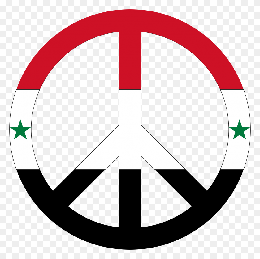 2282x2278 Syria Peace Sign Icons Png - Peace Symbol PNG