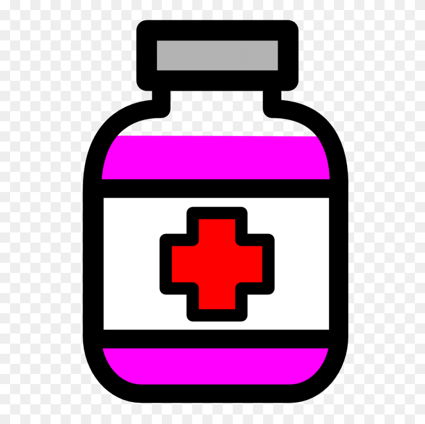 1000x1000 Syringe Clipart Group With Items - Syringe Clipart