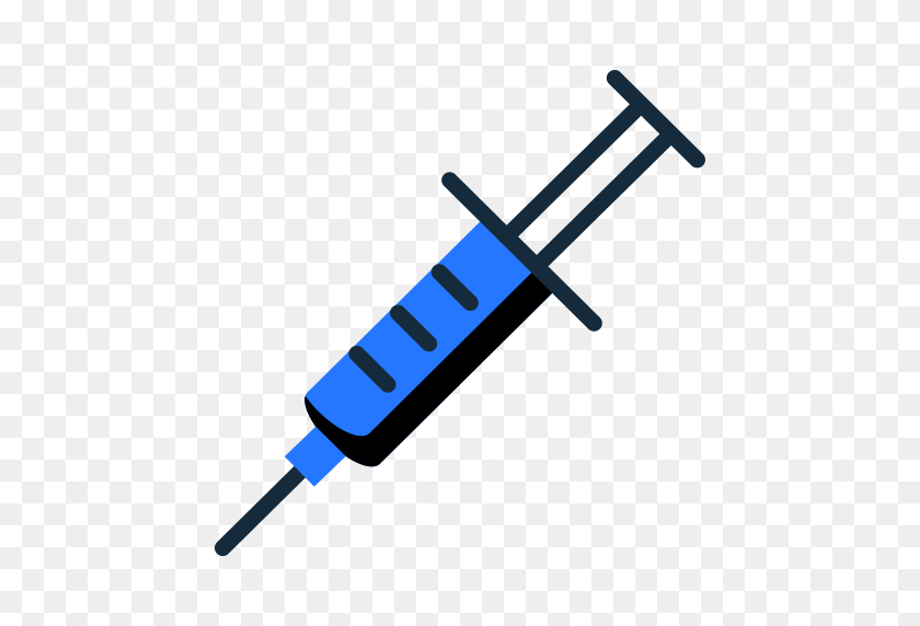 512x512 Syringe, Fill, Flat Icon With Png And Vector Format For Free - Syringe PNG
