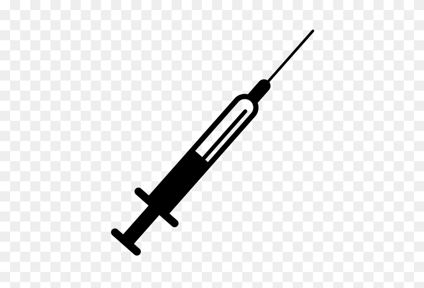 512x512 Syringe Icon With Png And Vector Format For Free Unlimited - Syringe Clipart Black And White