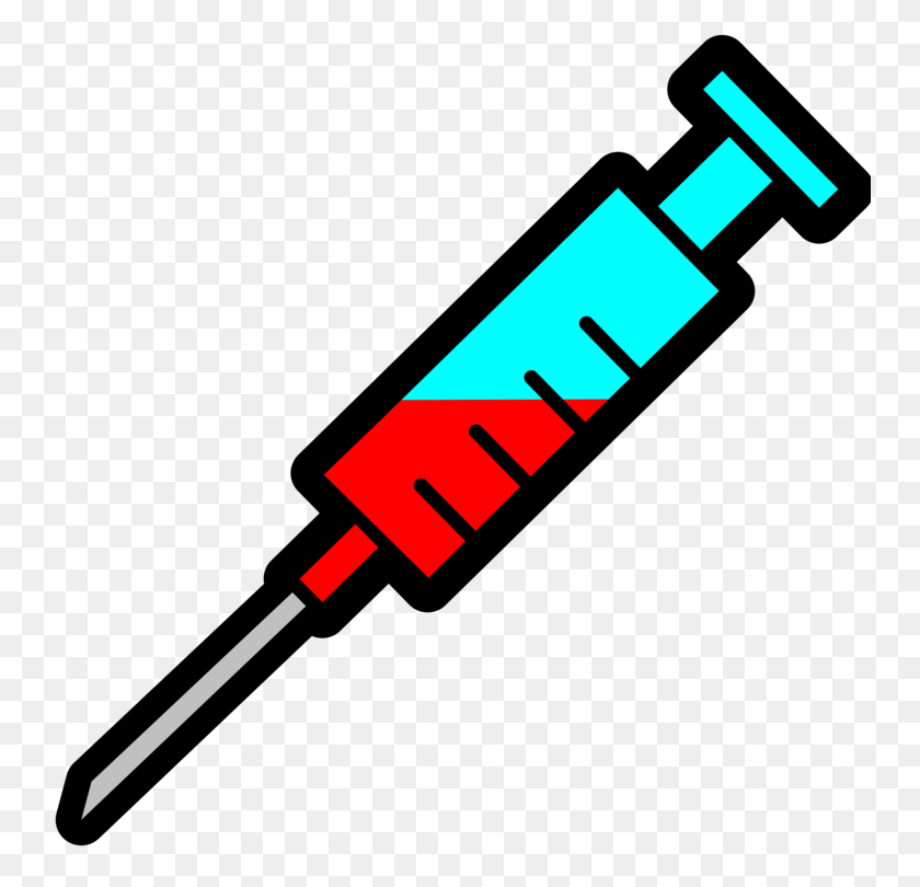 750x750 Syringe Medicine Injection Hypodermic Needle Venipuncture Free - Needle Clipart