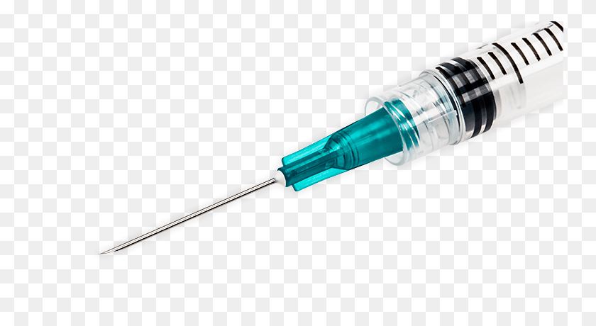 748x400 Syringe Needle Png Image - Needle PNG