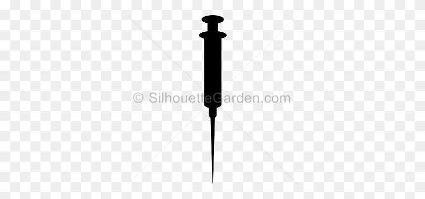 336x334 Syringe Silhouette Clip Art Download Free Versions Of The Image - Pipette Clipart