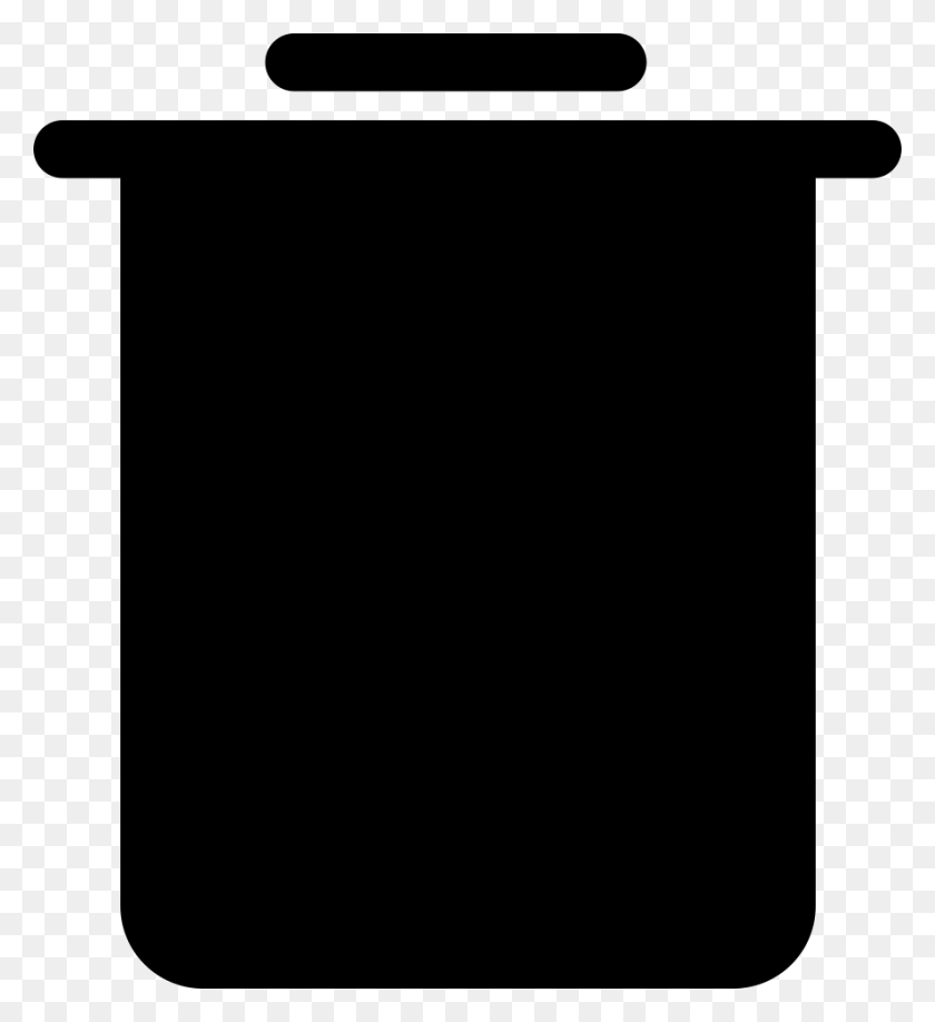 890x980 System Trash Can - Trashcan PNG