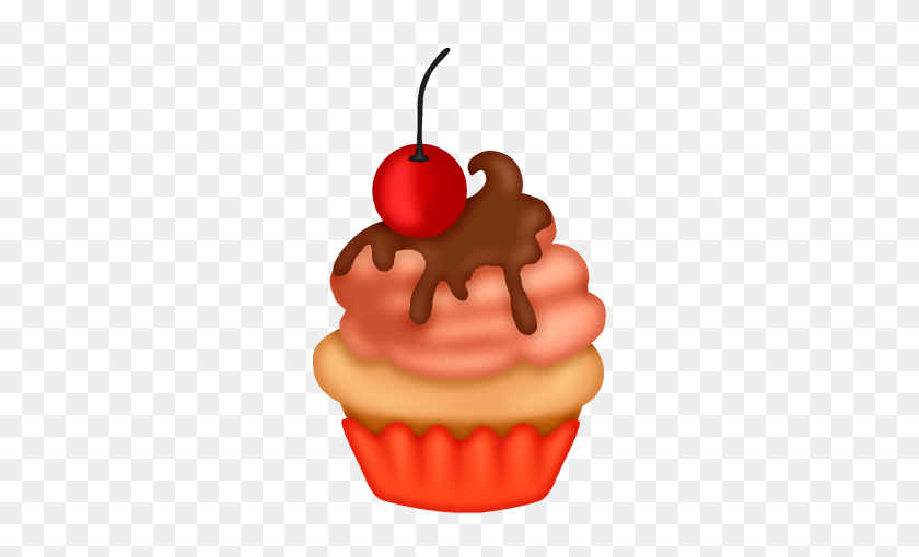 308x450 T Clipart - Cupcake Clipart Png