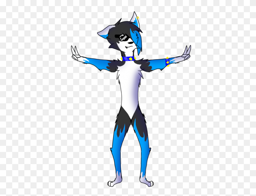 1024x768 T Pose Wolfy - T Pose PNG