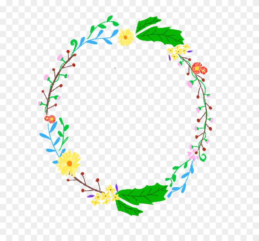 720x720 T Shirt Clip Art Image Stock Xchng - Free Floral Wreath Clipart