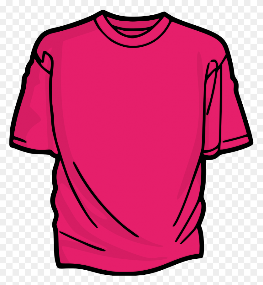 825x900 T Shirt Clip Art Outline - Shirt Outline Clipart