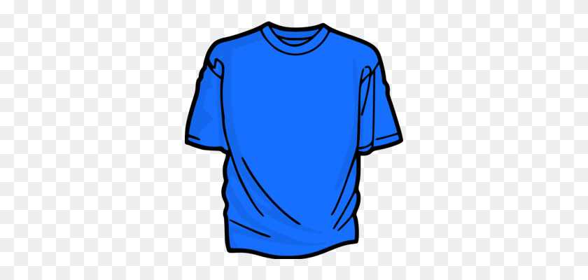 312x340 Camiseta De La Ropa De Dibujo De La Silueta - Blue Jeans De Imágenes Prediseñadas