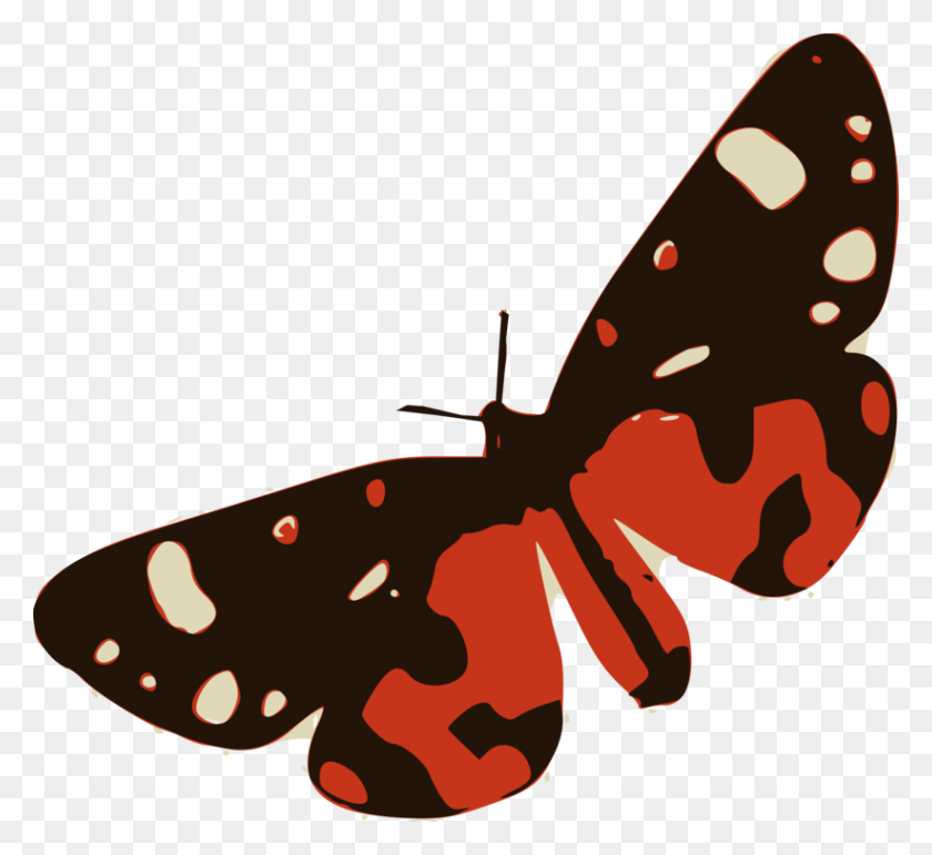 822x750 Дизайнер Футболок Юнг, Brutal, Gutaussehend Industrial Design - Red Butterfly Clipart