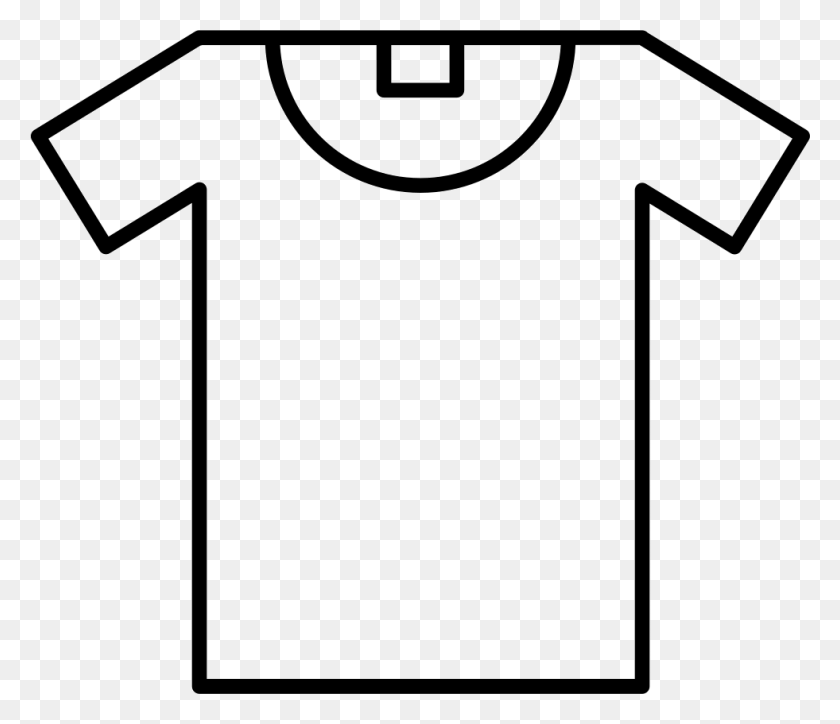 981x836 T Shirt Outline Png Icon Free Download - White Shirt PNG