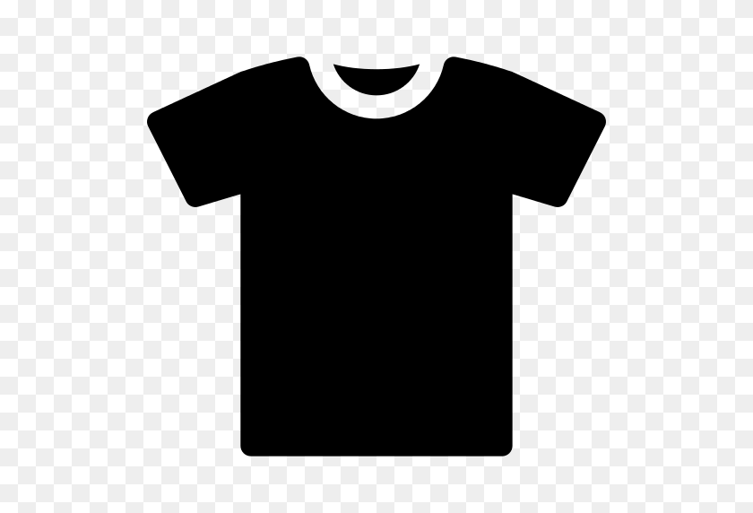 512x512 Camiseta Png Icono - Camiseta Negra Png
