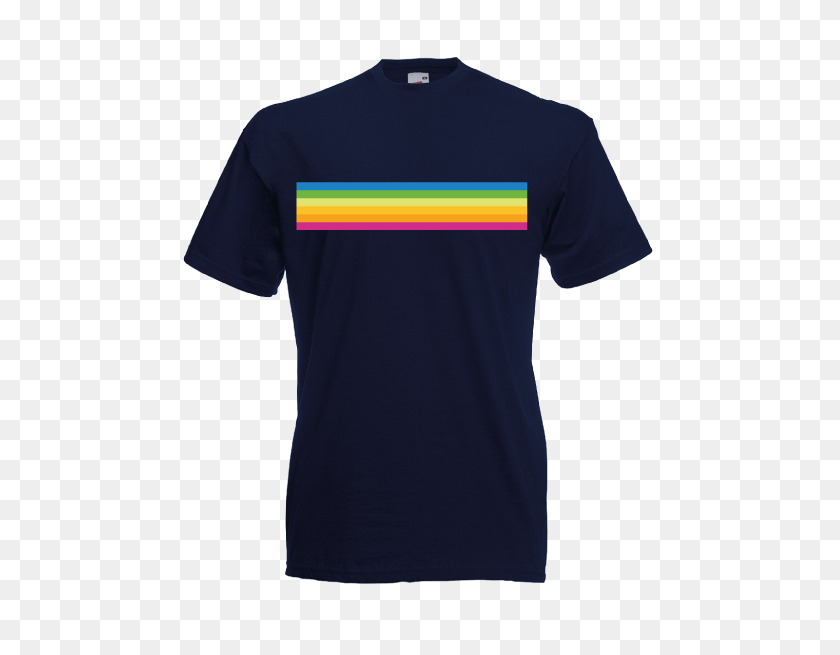567x595 Camiseta Polaroid Rainbow Man Varios Colores - Cámara Polaroid Png