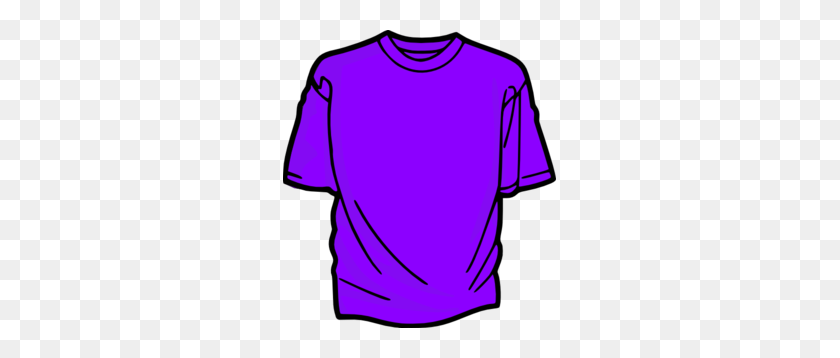 273x298 Футболка Фиолетовый Картинки - Рубашка Клипарт