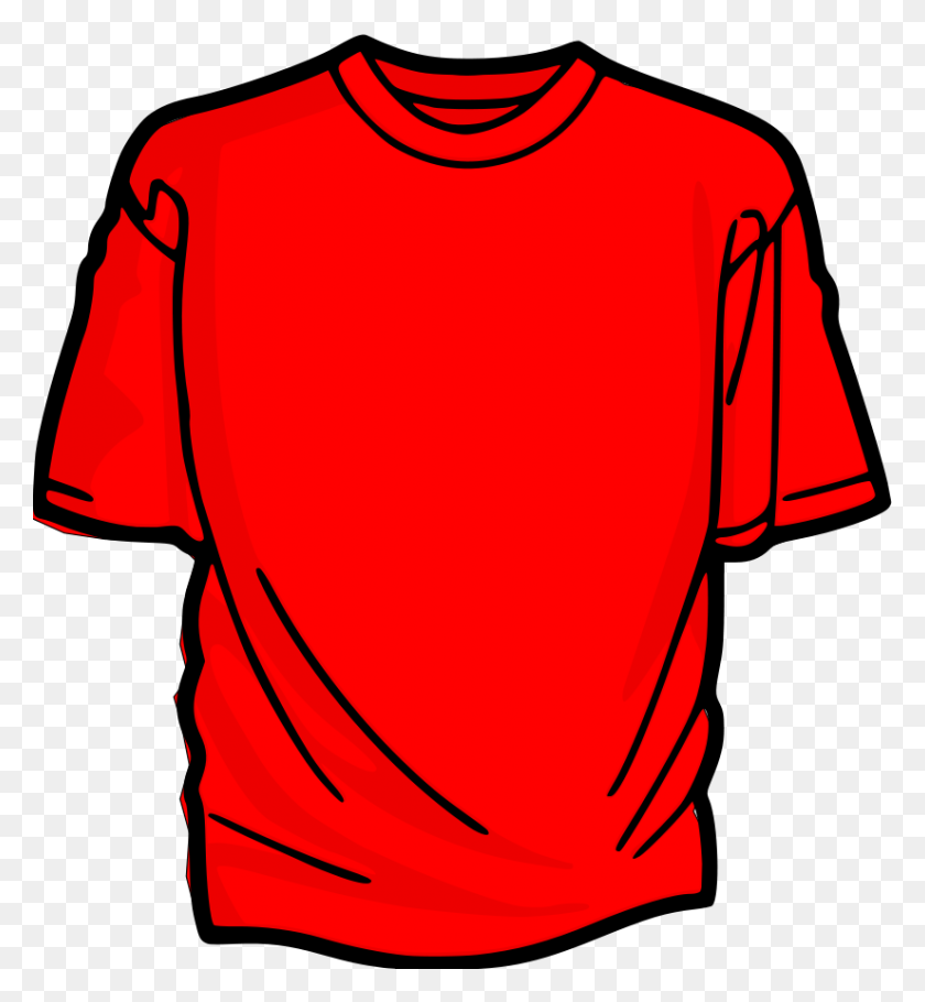 825x900 Футболка Красный Дизайн Png Клипарт Для Интернета - Футболка Png