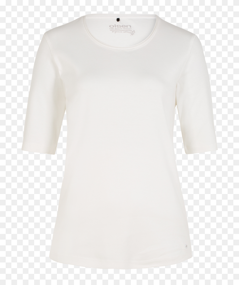 1652x1990 Camiseta Slim Fit - Logotipo Blanco Roto Png