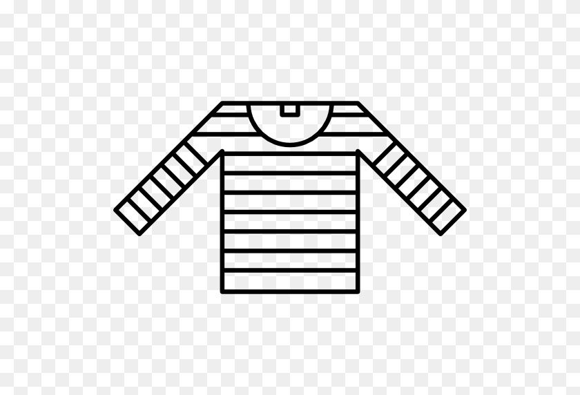 512x512 T Shirt With Stripes - Stripes PNG
