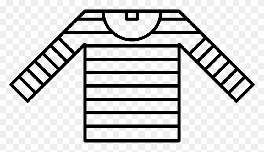 980x536 T Shirt With Stripes Png Icon Free Download - White Stripes PNG