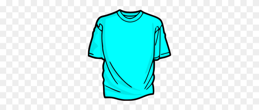 270x298 Camisetas Cliparts - Camiseta Azul Clipart