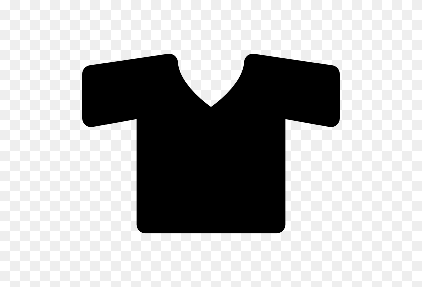 512x512 T Shirts Icon - Black T Shirt PNG