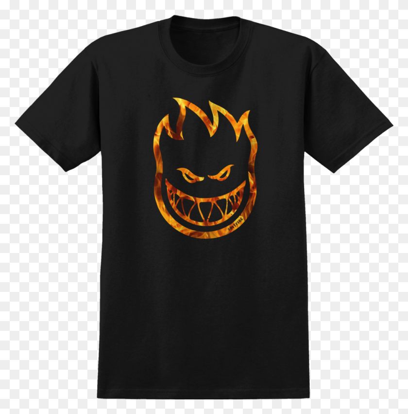 1009x1024 T Shirts Spitfire Bighead Flame Outline - T Shirt Outline PNG