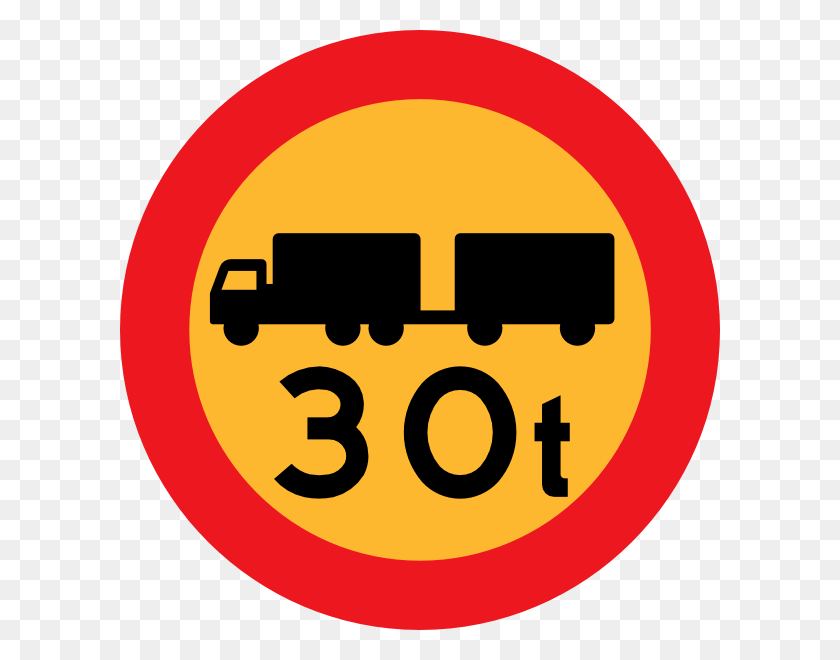 600x600 T Truck Sign Clip Art Free Vector - Ot Clipart