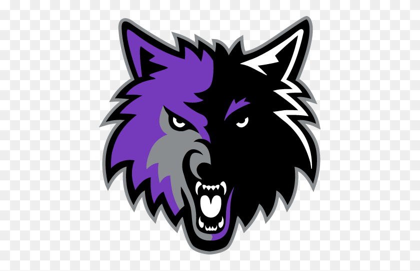 447x481 Логотипы T Wolves - Клипарт Timberwolf