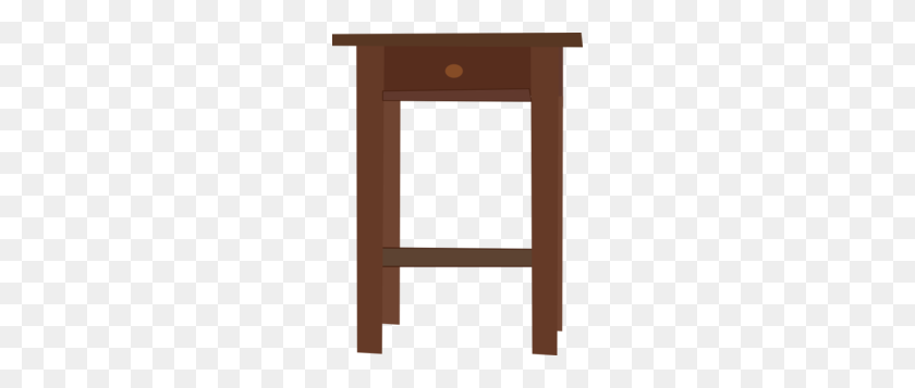 230x297 Table Clip Art - Nightstand Clipart