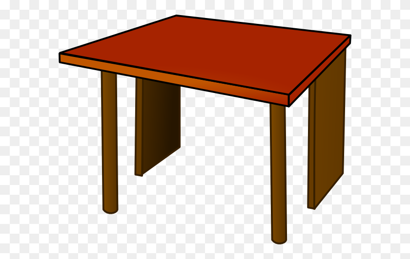 600x472 Table Clip Art Free - Table And Chair Clipart