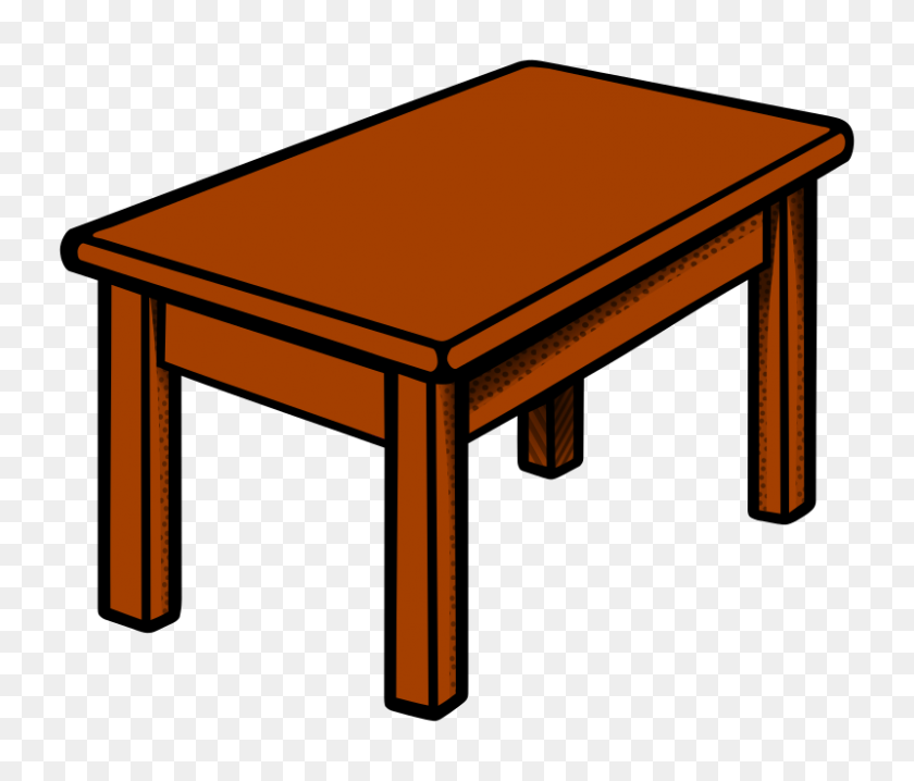 800x675 Table Clipart - Table Clipart Black And White