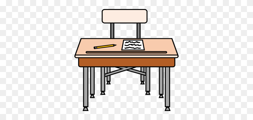 346x340 Table Computer Desk School Office - Computer Desk Clipart