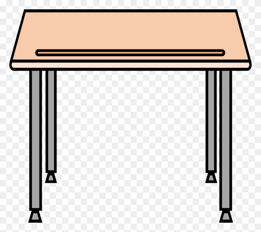 851x750 Table Computer Desk School Office - Office Desk Clipart