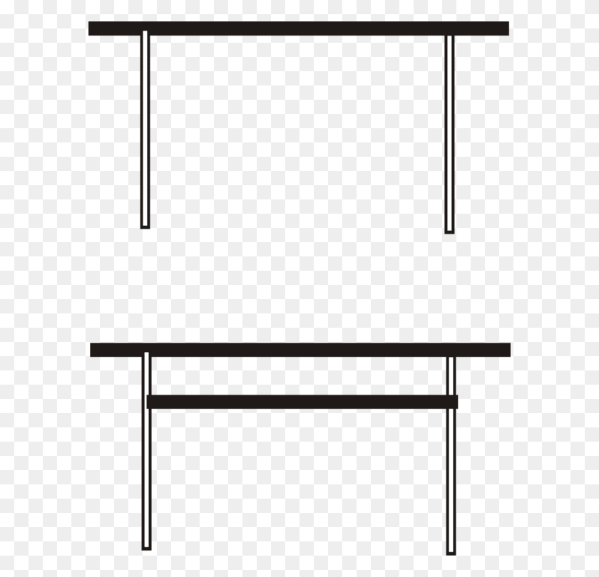 592x750 Table Computer Icons Matbord Furniture Kitchen - Table Clipart Black And White