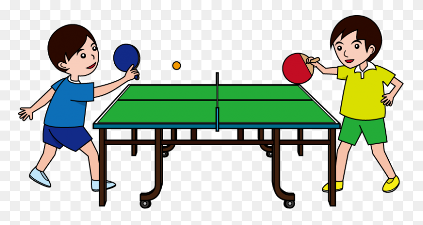 768x388 Table Tennis Clipart Image Of Playing Table Tennis Clipart - Play Tennis Clipart