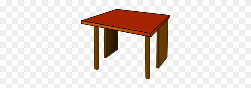 297x234 Table Top Wood Clip Art - Table Clipart