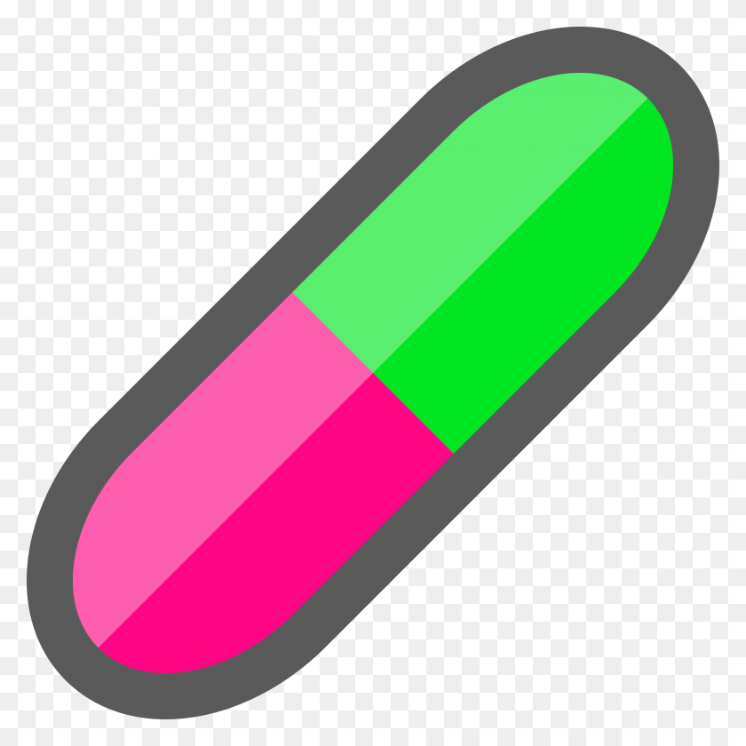 2400x2400 Tablet Clipart Pink Pill - Commandments Clipart