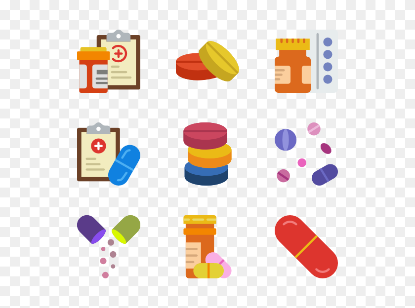 600x564 Paquetes De Iconos De Medicamentos De Tabletas - Medicamentos Png