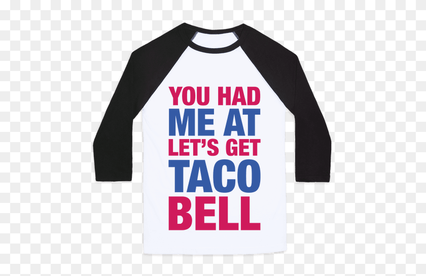 484x484 Taco Bell Camisetas De Béisbol Lookhuman - Taco Bell Png
